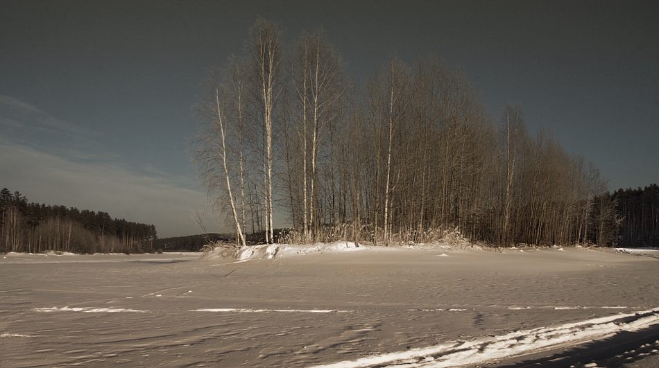 фото "Зимний остров.." метки: пейзаж, зима