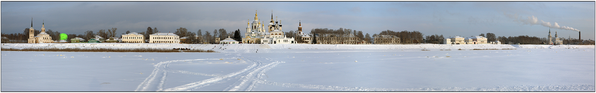 photo "Panorama of Velikiy Ustiug" tags: architecture, panoramic, landscape, 