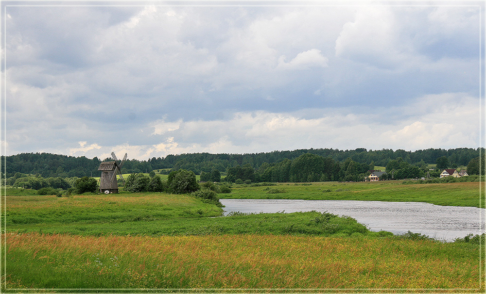 фото "Село Михайловское. Июнь. Мельница." метки: пейзаж, лето