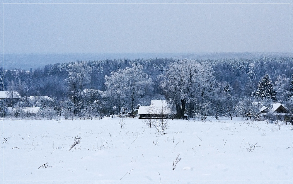 photo "Blue Morning" tags: landscape, winter