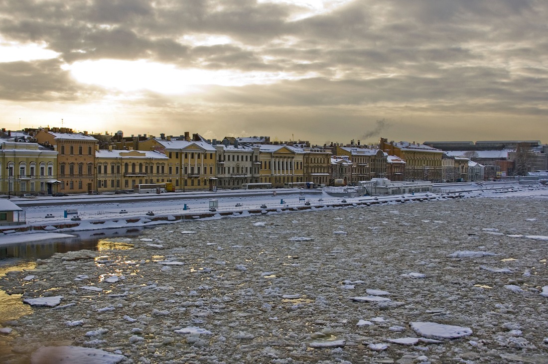 photo "Ice river" tags: city, architecture, landscape, 