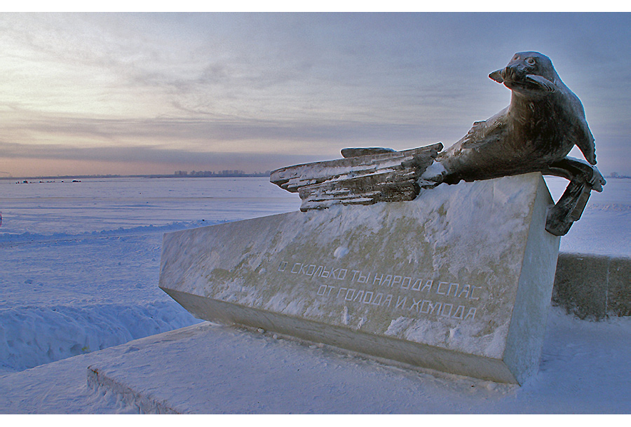 photo "The world's first monument to seal" tags: , 