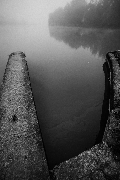 photo "trap for the fog" tags: black&white, 