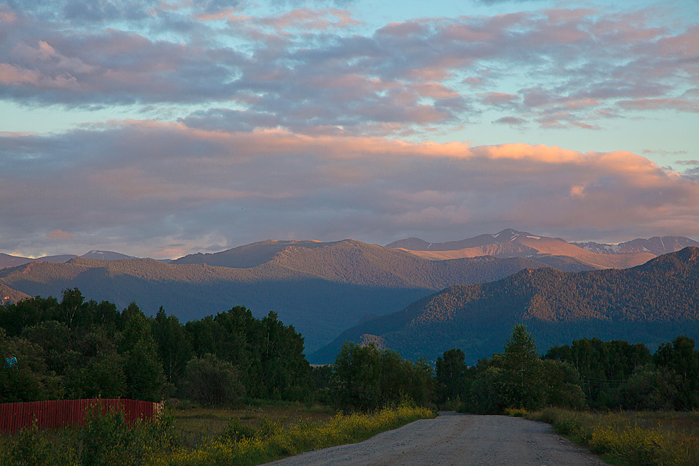 photo "altay" tags: landscape, mountains, sunset