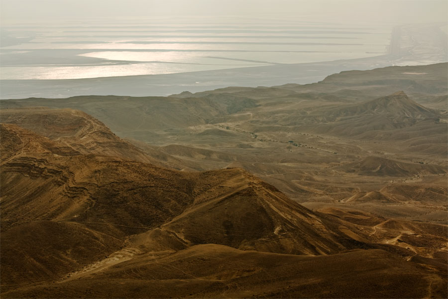 фото "Вид на Мертвое море." метки: пейзаж, горы, закат