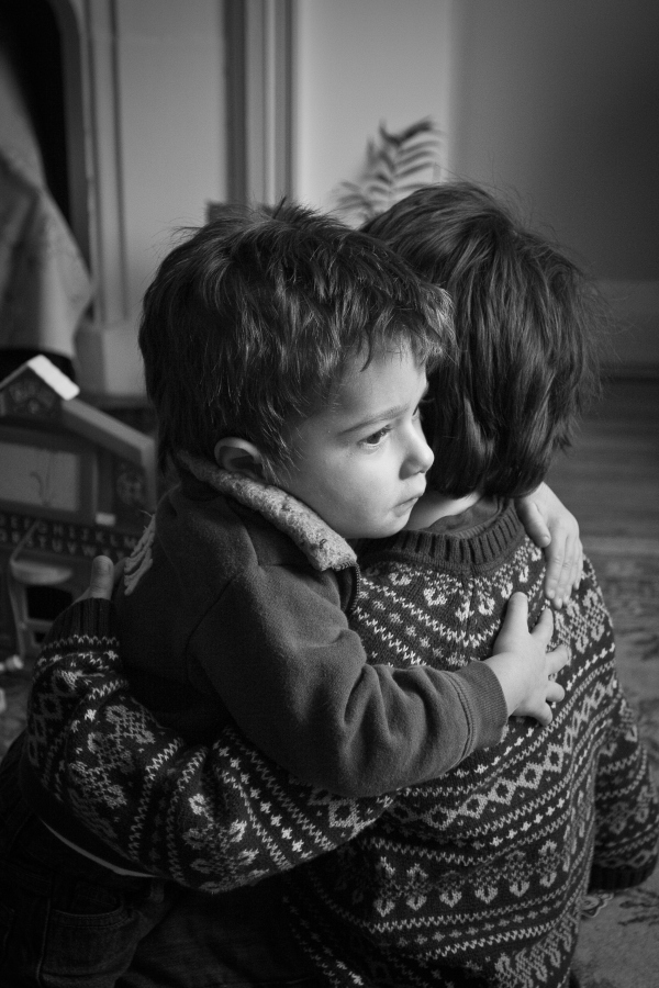 photo "I Love You" tags: portrait, black&white, children