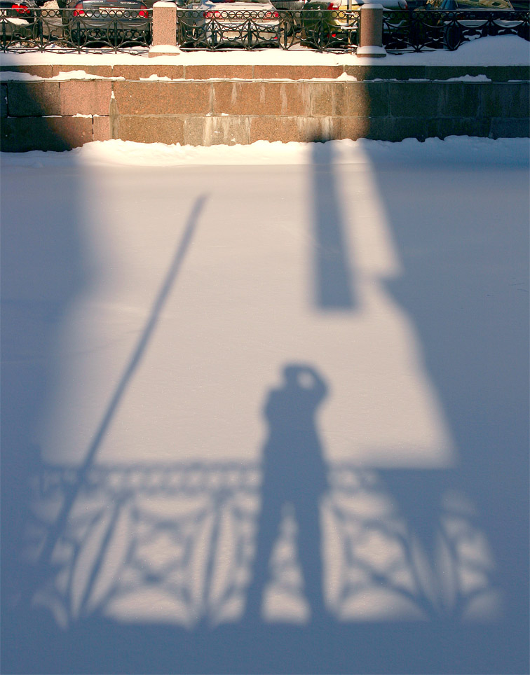 фото "Длинные тени низкого солнца" метки: пейзаж, зима