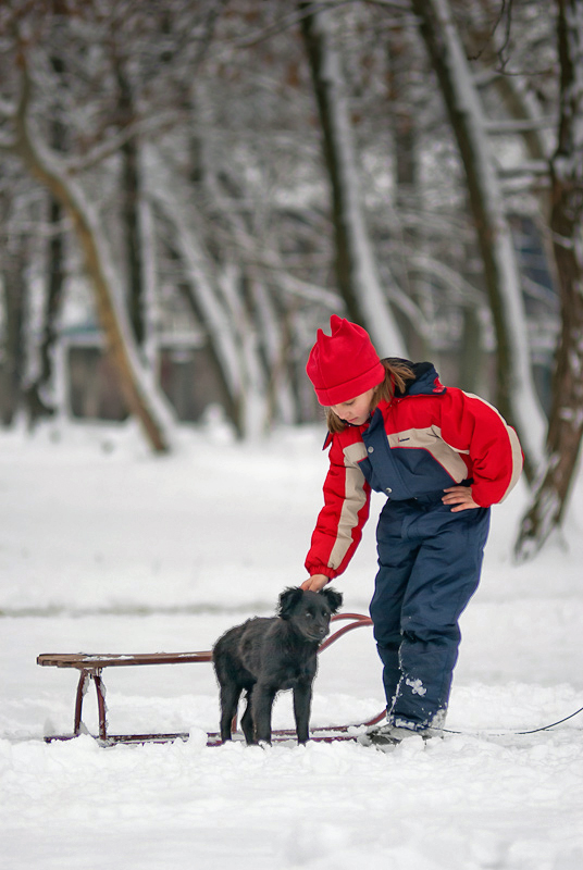 фото "Red cap girl" метки: портрет, дети