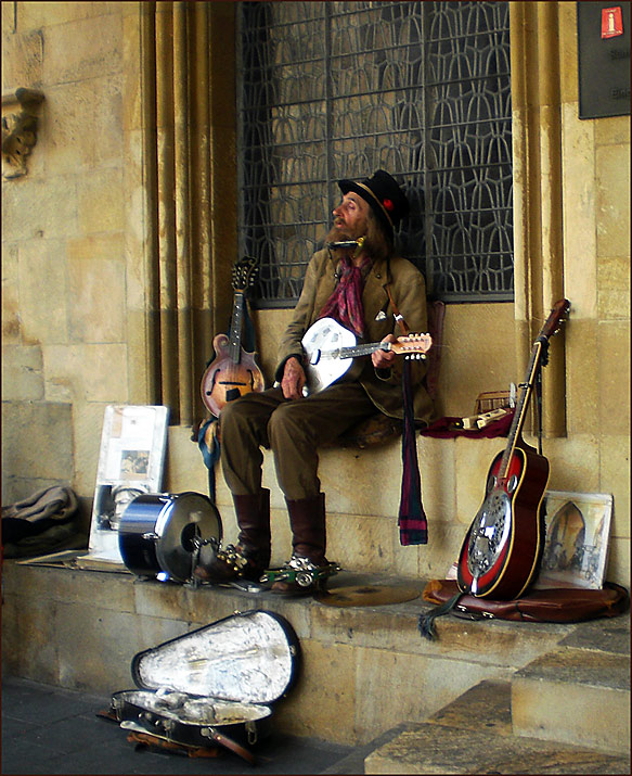 photo "Busker" tags: genre, 