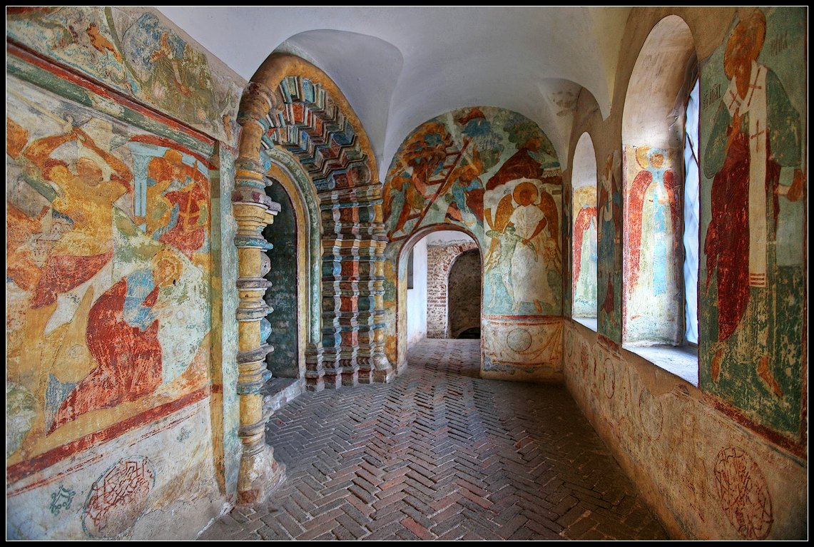 фото "русские фрески" метки: архитектура, интерьер, пейзаж, 