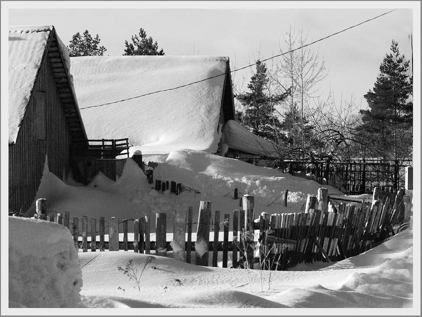 фото "Замело" метки: пейзаж, зима