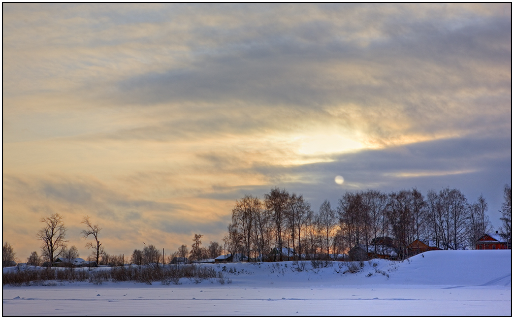 photo "Winter solstice" tags: landscape, clouds, winter