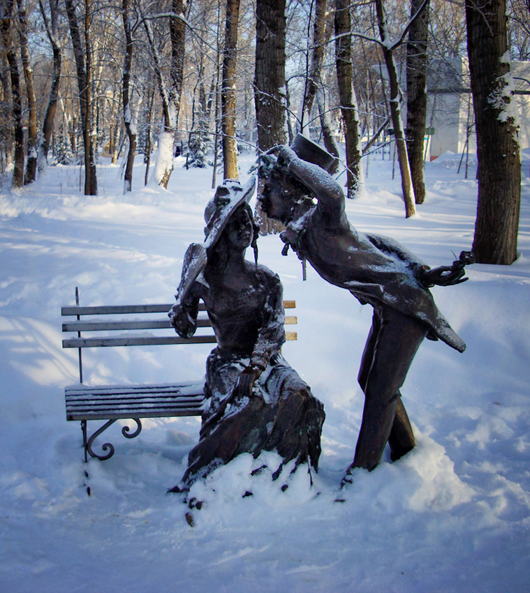 photo ".. frozen .." tags: landscape, genre, 