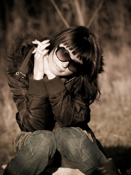 photo "Ну вот... Опять её мечты!" tags: portrait, woman