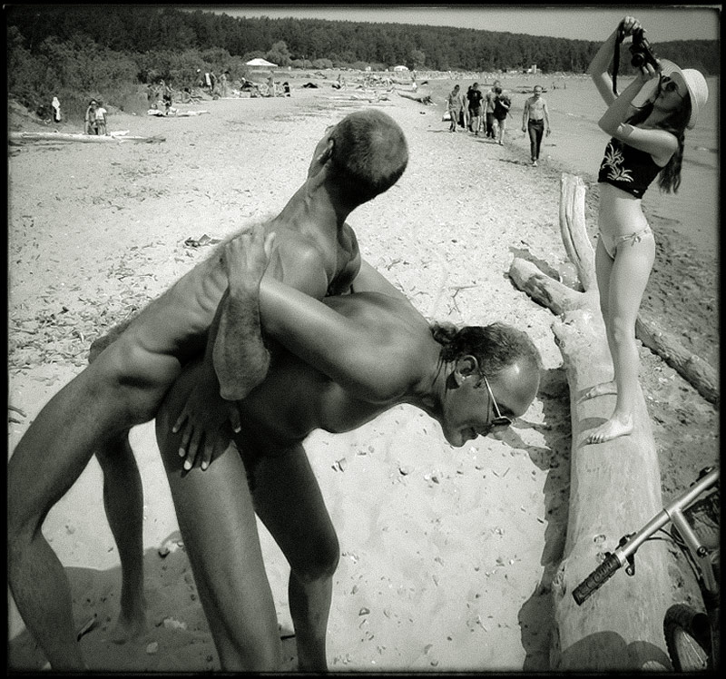 photo "Gender Ecology of Beach Matriarch (Гендерная Экология Пляжного Матриархата)" tags: nude, black&white, 