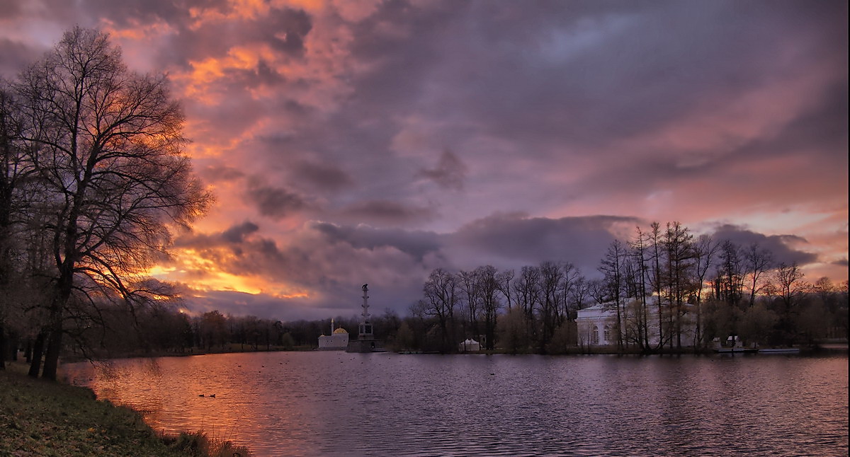 photo "***" tags: landscape, autumn, sunset