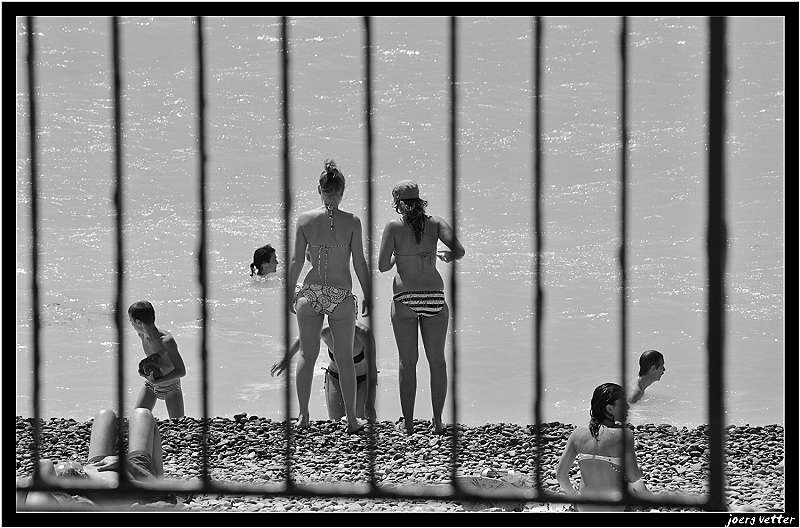 photo "FencedBathingBeauties" tags: travel, 