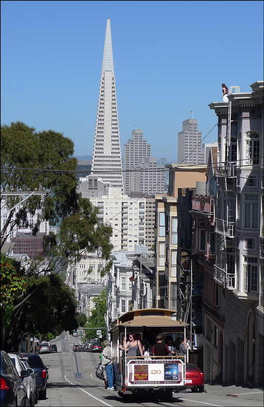 photo "Looking down on San Francisco" tags: genre, city, 