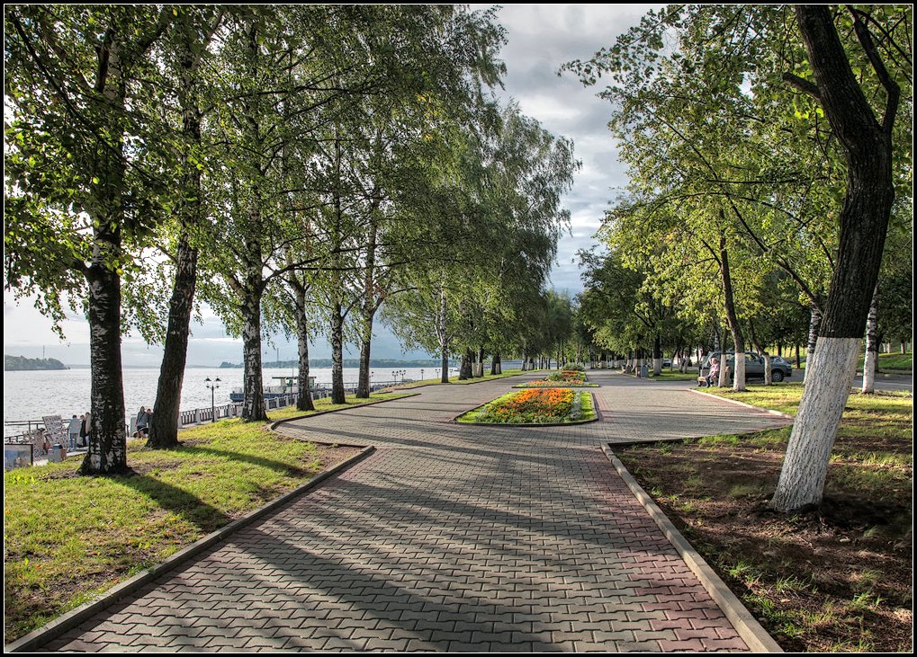 photo "Kostroma. Embankment." tags: landscape, city, summer