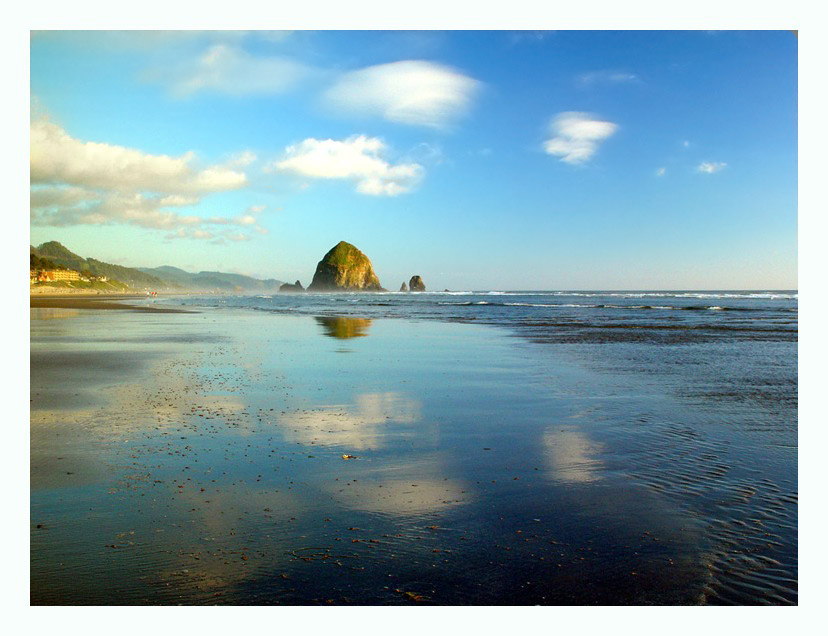 photo "Canon beach at sunset" tags: , 