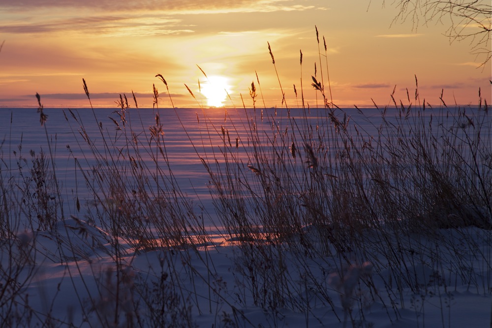 photo "***" tags: landscape, sunset, winter