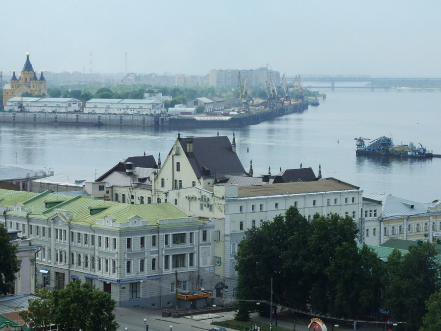 фото "Стрелка. Нижний Новгород" метки: путешествия, город, 