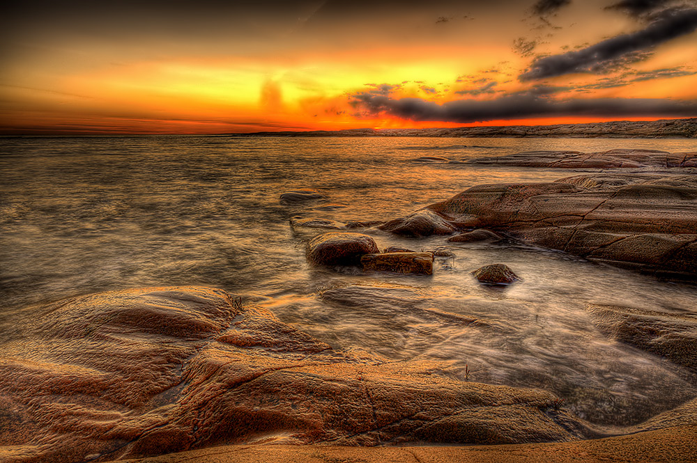 photo "Sunseth" tags: landscape, sunset, water