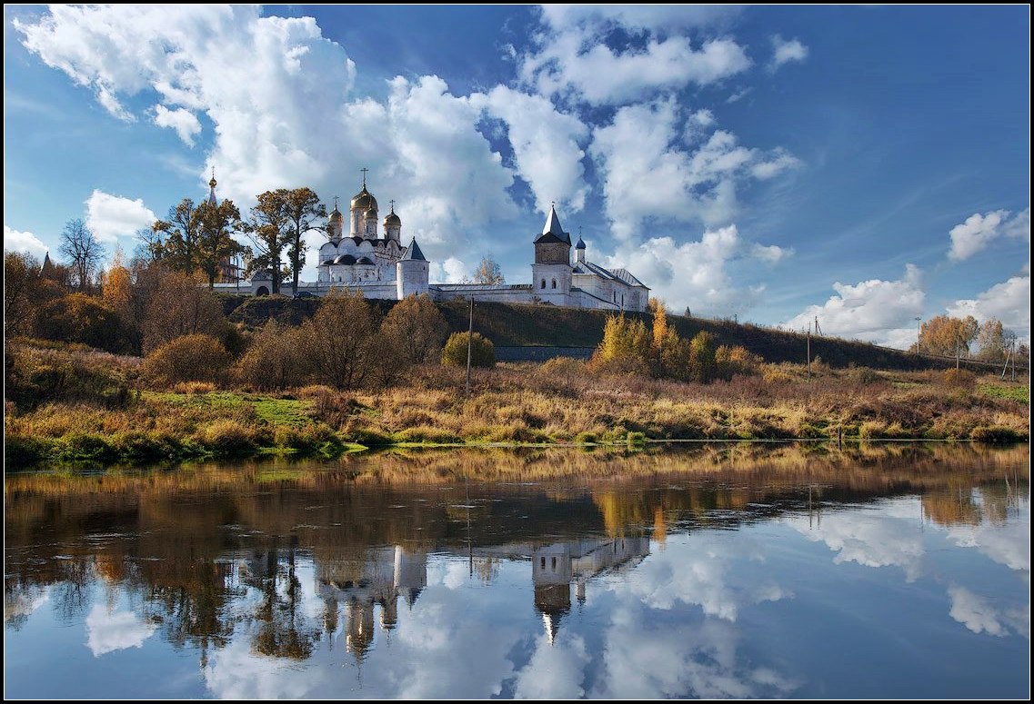 фото "Лужецкий Ферапонтов монастырь" метки: архитектура, пейзаж, вода