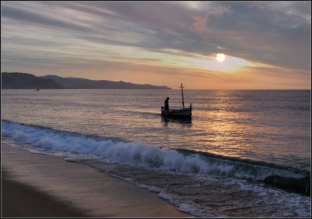 фото "на утреннюю рыбалку" метки: пейзаж, вода, закат