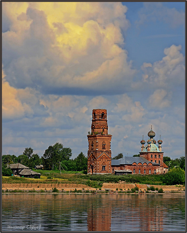фото "На берегу Волги" метки: пейзаж, архитектура, 