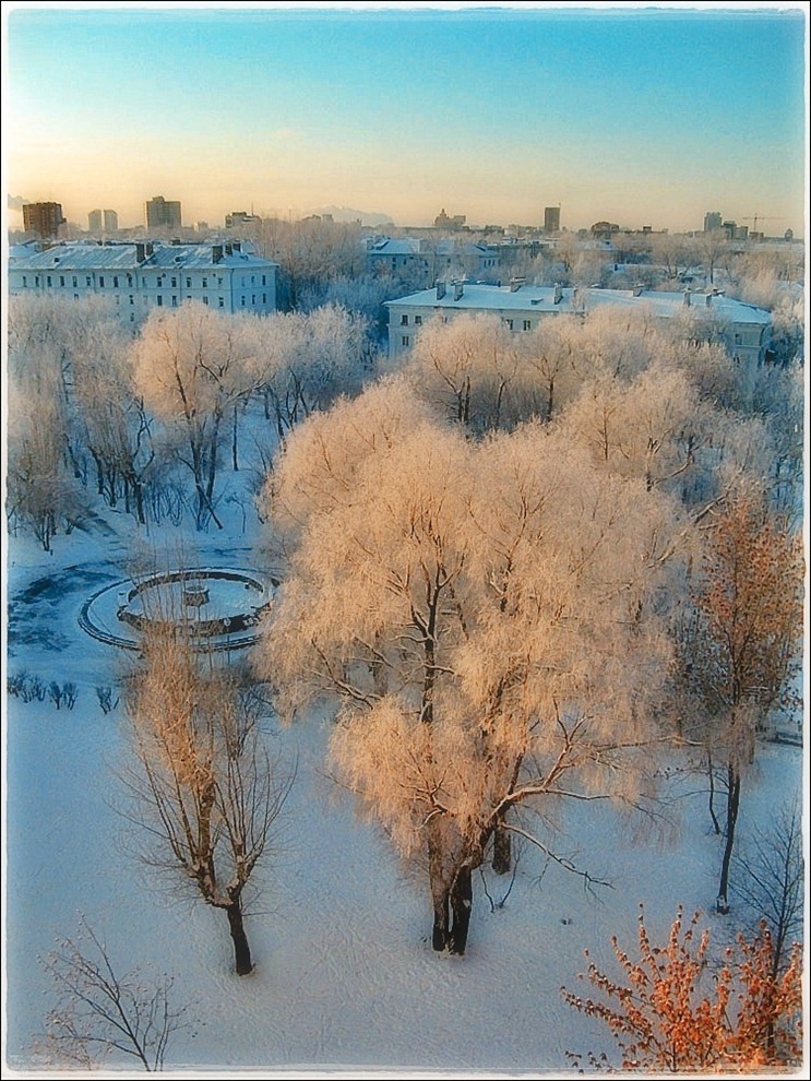 photo "Last frost" tags: landscape, city, winter