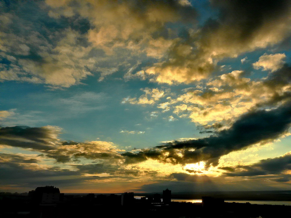фото "Весенние небеса" метки: пейзаж, закат