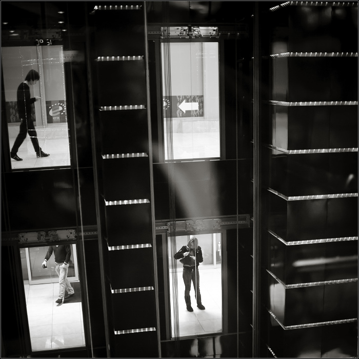 photo "Four Rooms" tags: black&white, genre, 