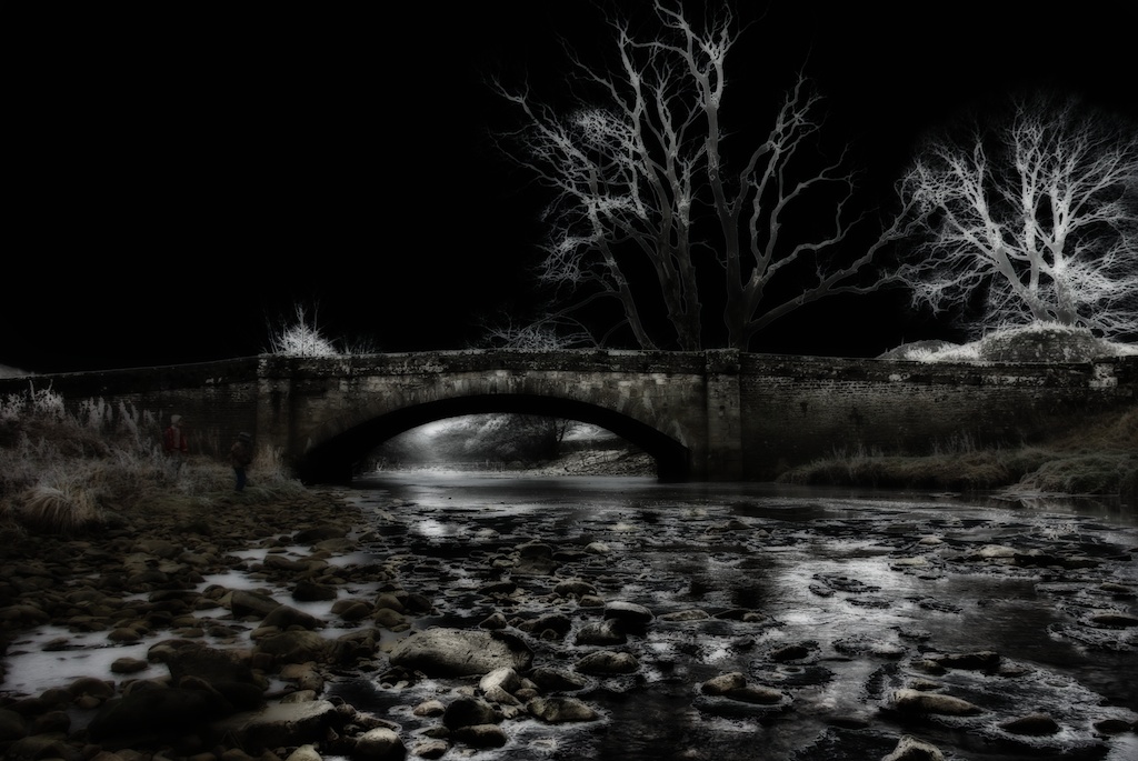 photo "moonlight winter river" tags: landscape, abstract, water