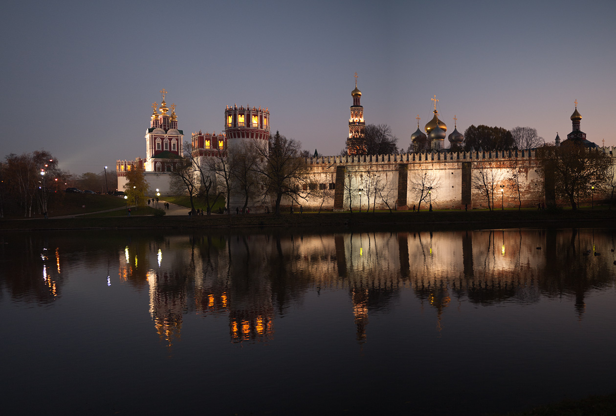 photo "Lights Novodevichy" tags: architecture, landscape, autumn