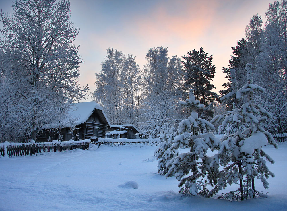 фото "Заброшенный домик" метки: пейзаж, зима