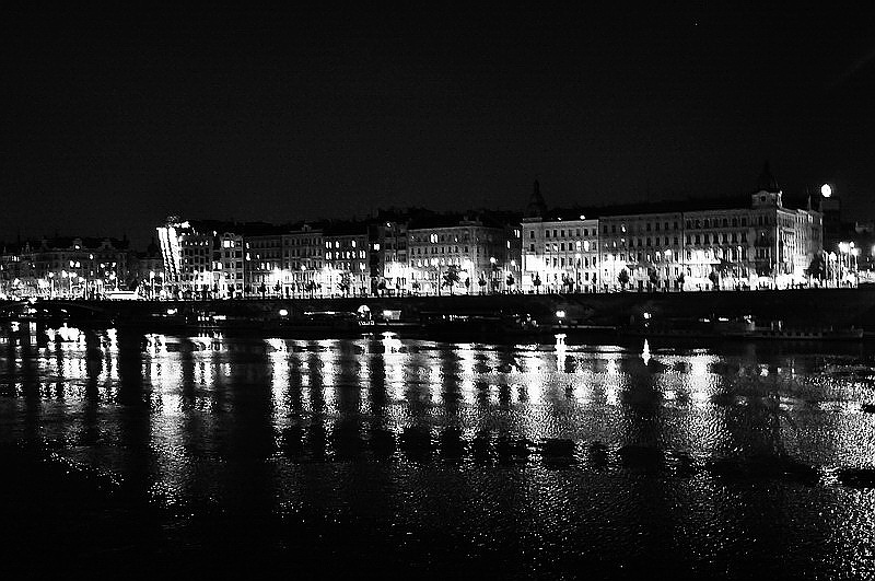 photo "Ночной атмосфера-3" tags: black&white, 