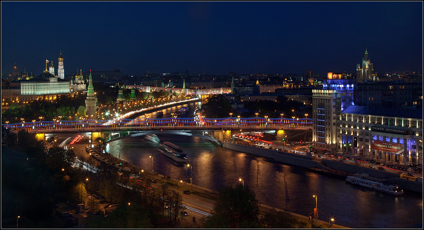 photo "Night Moscow" tags: city, panoramic, 