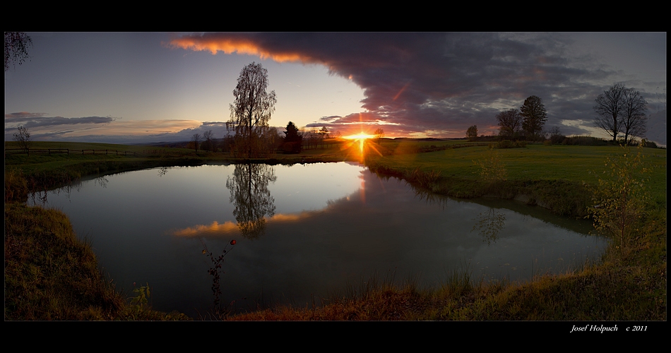 photo "Late Bath" tags: landscape, sunset