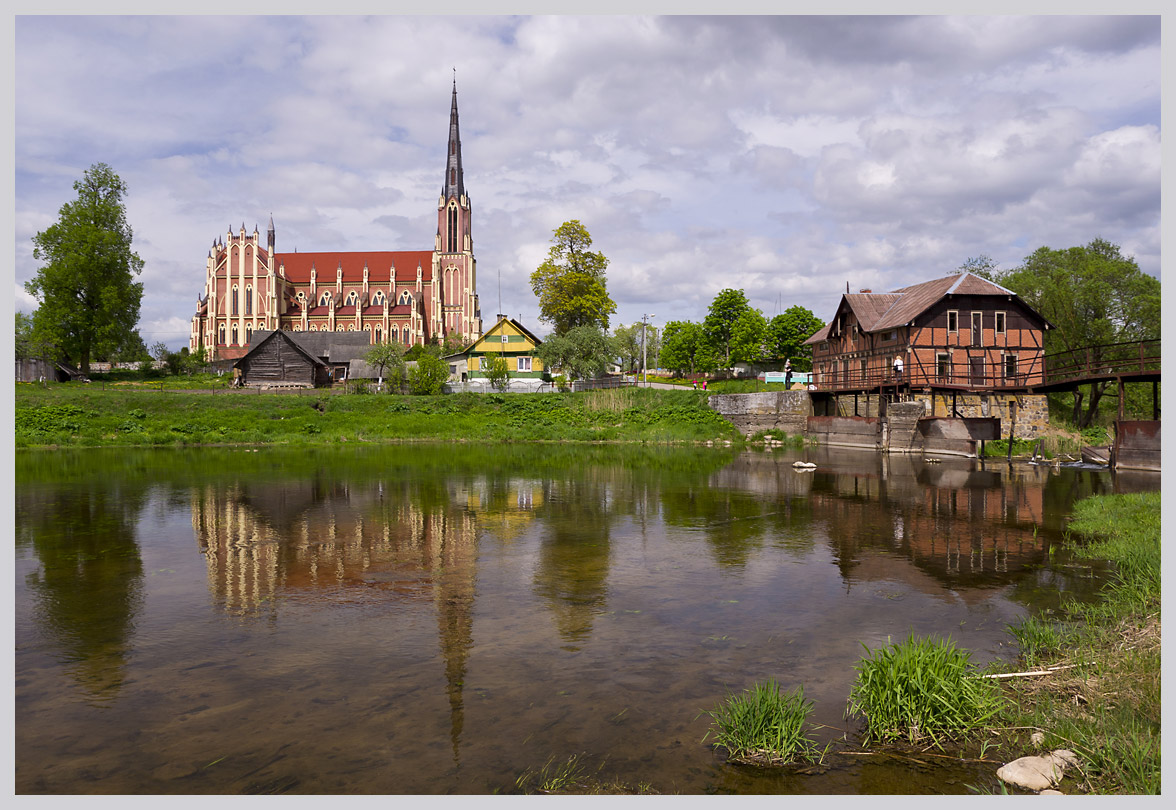 фото "Деревенский сюрреализм" метки: архитектура, пейзаж, вода