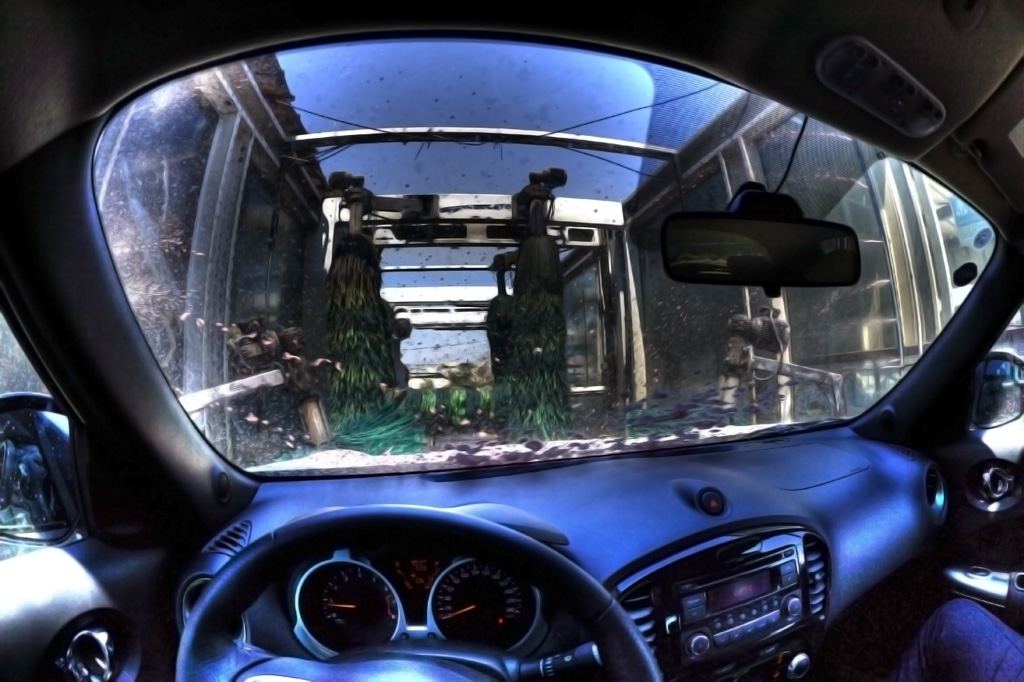 photo "Car wash" tags: technics, 
