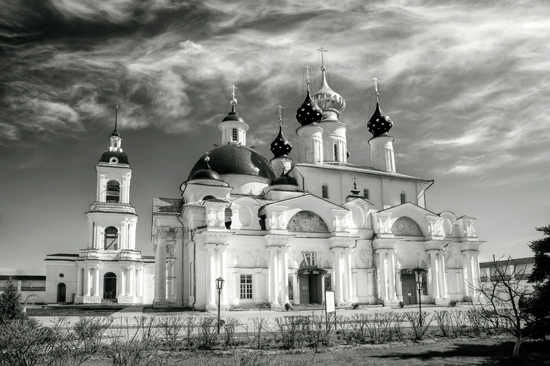 фото "Ростов Великий" метки: архитектура, черно-белые, пейзаж, 