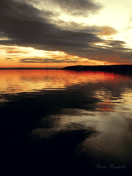 photo "***" tags: landscape, sunset, water