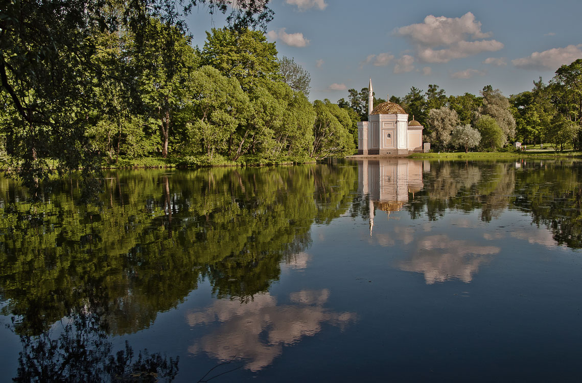 фото "В Пушкинском парке" метки: пейзаж, вода, лето