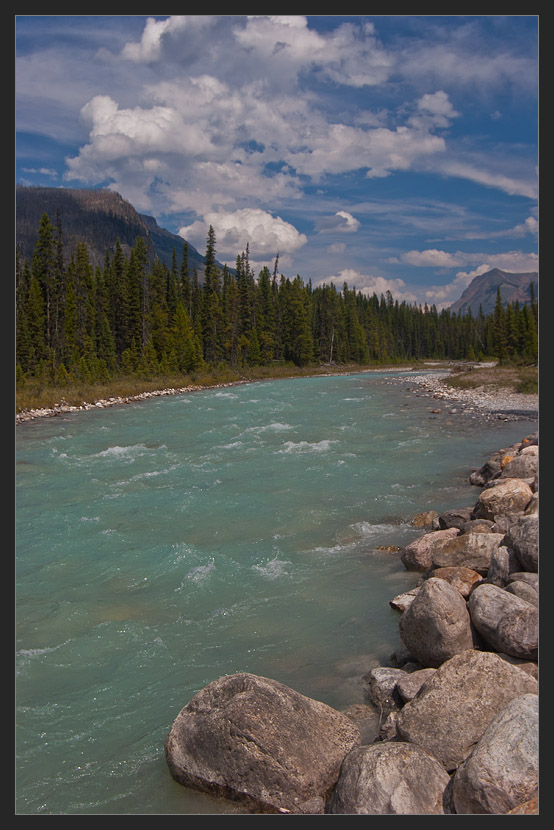 фото "Река цвета опала" метки: пейзаж, вода, горы
