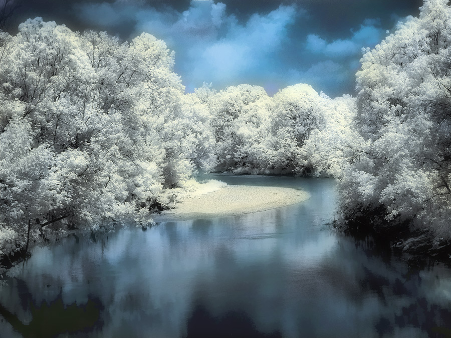 photo "Whitewater River" tags: digital art, landscape, water