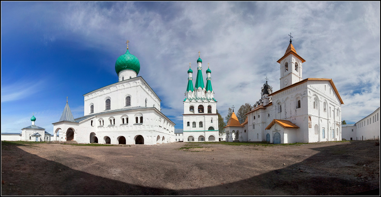 photo "revival of the monastery" tags: landscape, panoramic, 