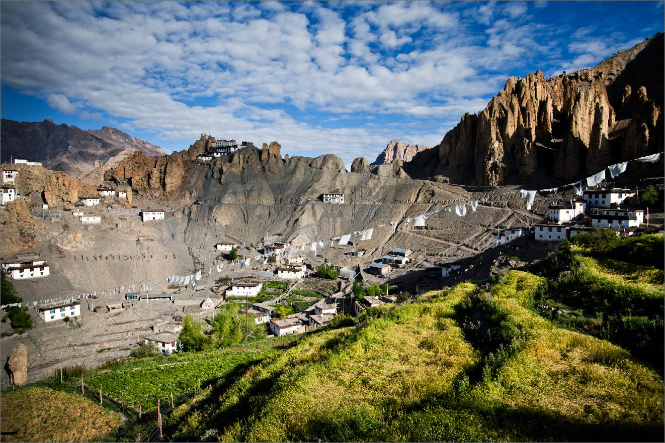 photo "Morning in the village" tags: landscape, mountains