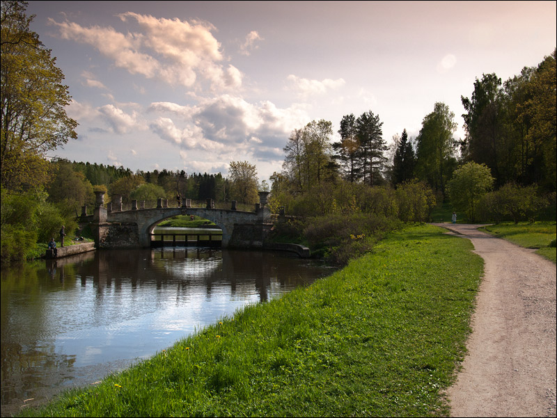 фото "Павловск. Мост и дорога" метки: пейзаж, весна