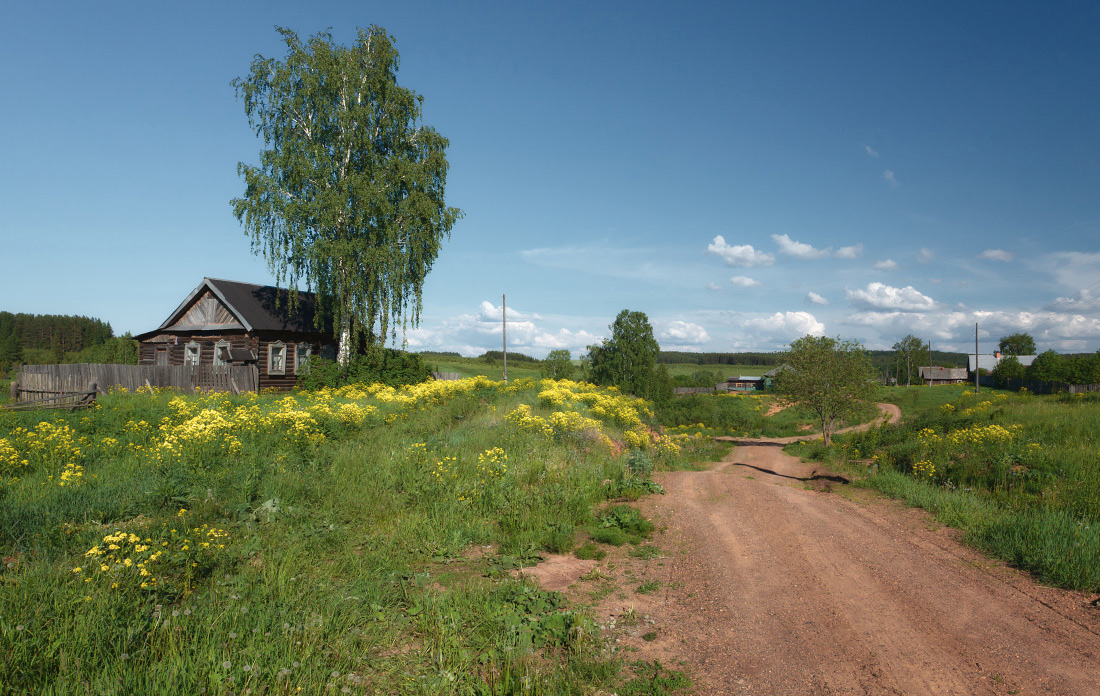 фото "Одинокая избушка" метки: пейзаж, лето